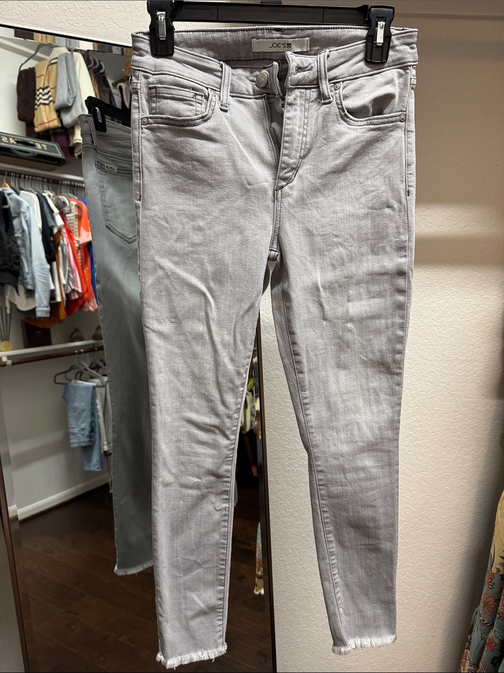 Joe's Jeans Light Gray Skinny Men's Jeans